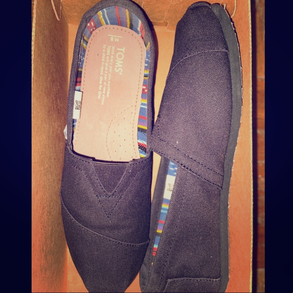 COPY - TOMS BLACK ON BLACK MEN'S CLASSICS